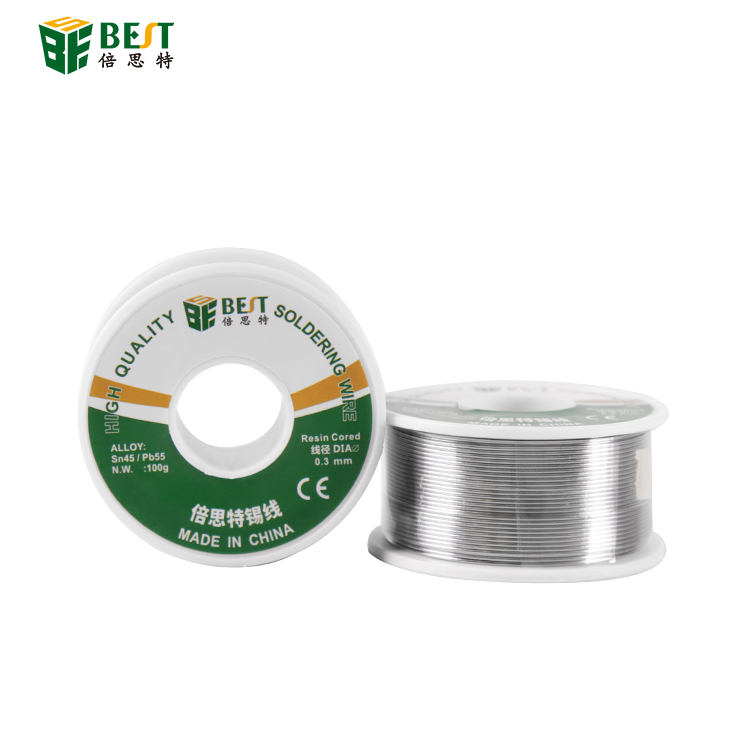 BEST倍思特(￠0.3-0.8mm) 100g高級錫線 焊接錫線 焊錫絲 優質錫線 低殘渣錫線 Sn45/Pb55
