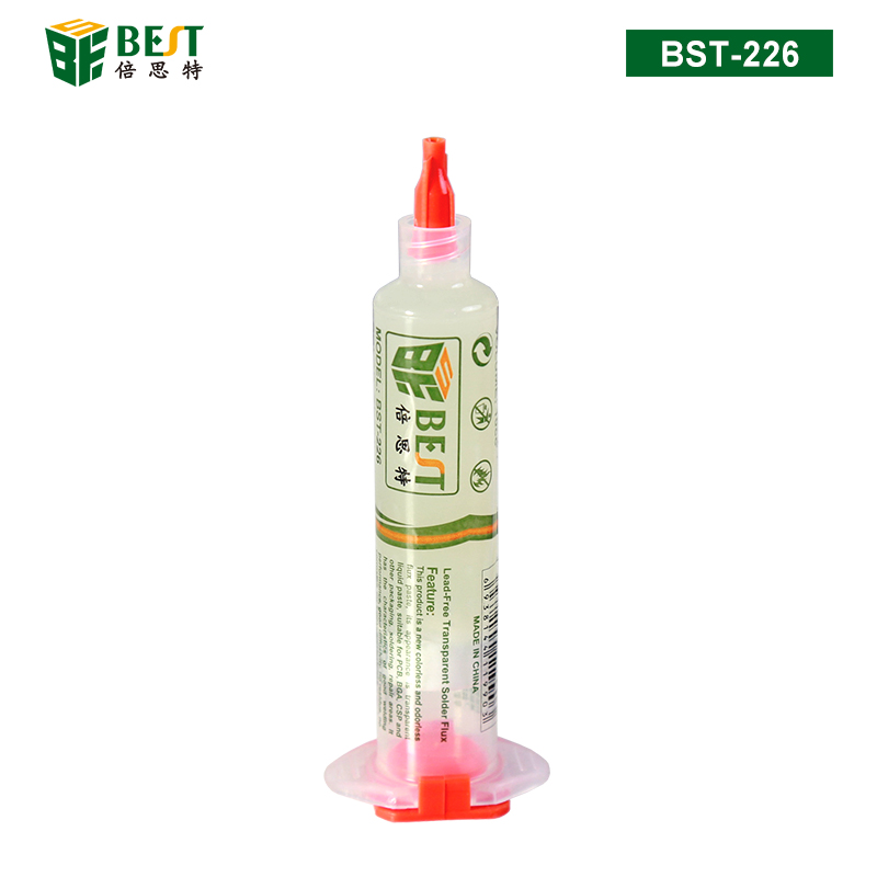 BST-226 環保絕緣透明助焊膏 電子元器件焊接助焊膏免清洗手機維修透明焊油10cc